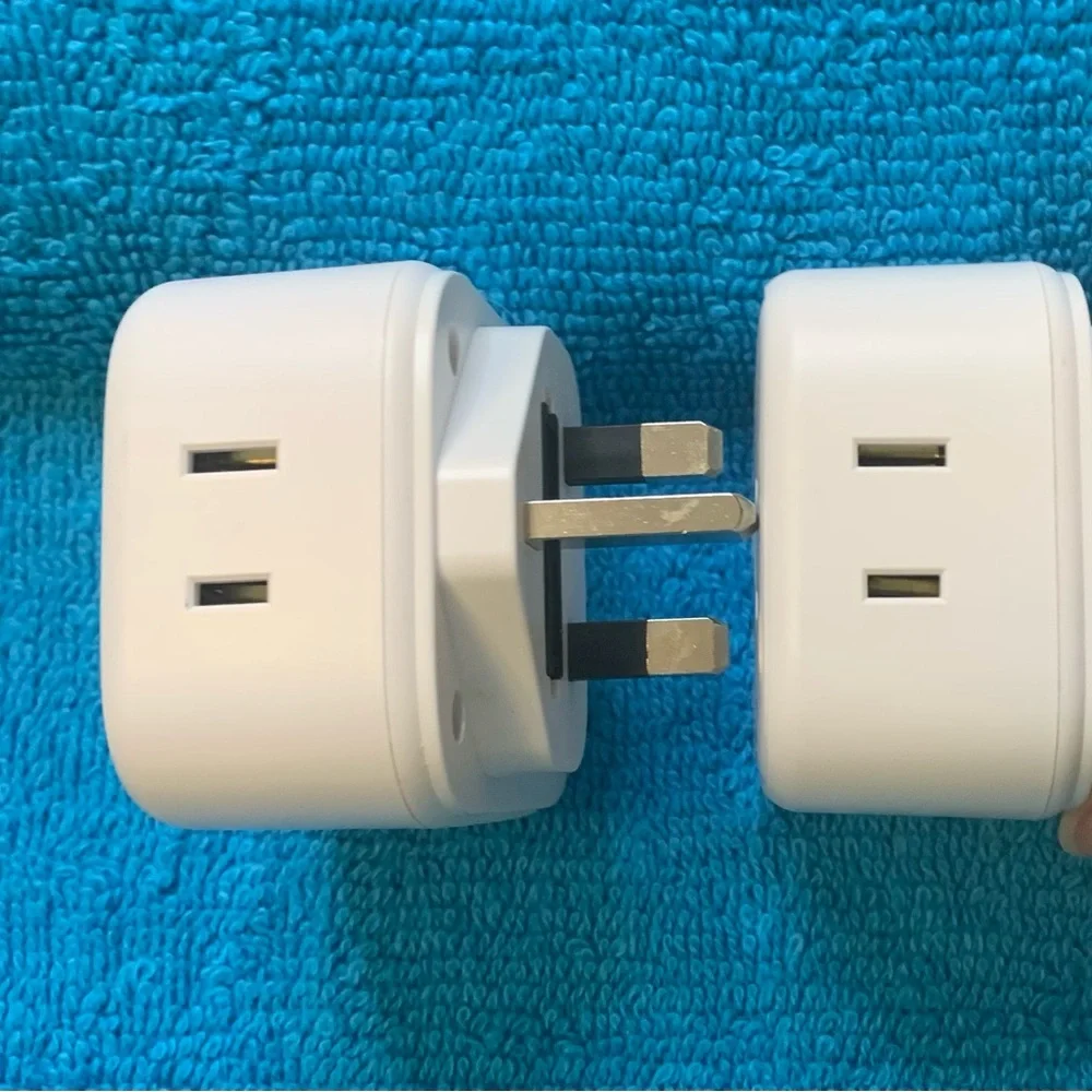 Dual USB Wall Charger Adapter - White